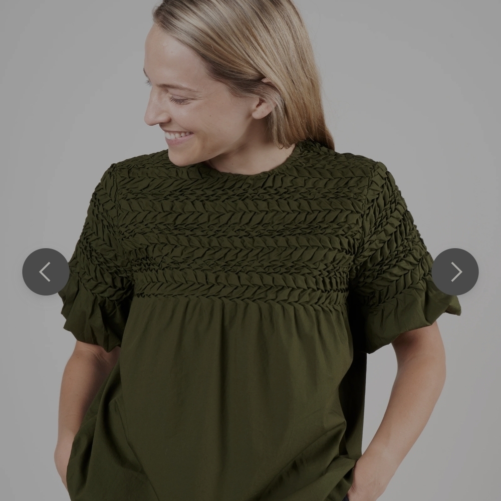 Olive Green Women's Top